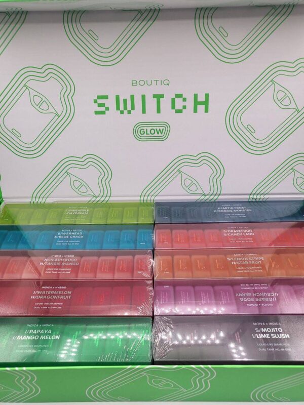 Boutiq Switch Glow Live Resin Disposable